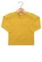 Camiseta Milon Manga Longa Menino Amarelo - Marca Milon