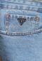 Bermuda Jeans Guess Reta Pespontos Azul - Marca Guess