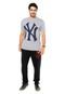 Camiseta New Era New York Yankees 10 Cinza - Marca New Era