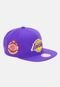 Boné Mitchell & Ness NBA Conference Patch Snapback Los Angeles Lakers Roxo - Marca Mitchell & Ness