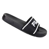 Chinelo Slide Fila Drifter Stripes Masculino - Preto e Prata - Marca Fila