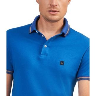 Camisa Polo Acostamento Stripes Ou24 Azul Bic Masculino