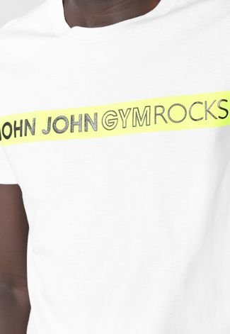 Camiseta John John Gym Rocks Branca - Compre Agora