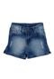 Shorts Meia Coxa Jeans Infantil Menina - Azul Azul - Marca Reduzy