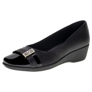 Sapato Feminino Anabela Piccadilly - 143192 0083192 Preto