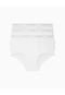 Kit 3 Cuecas Calvin Klein Underwear Brief Anatômica Branca - U1000M-100 - Marca Calvin Klein Jeans