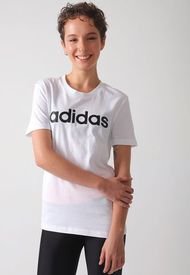 Polera adidas sportswear W LIN T Blanco - Calce Ajustado