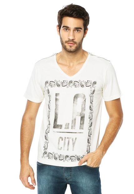 Camiseta TNG LA City Off White - Marca TNG