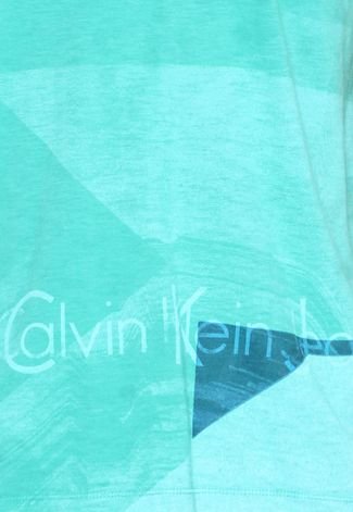 Camiseta Calvin Klein Jeans Mullet Verde