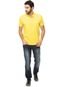 Camisa Polo DAFITI EDGE Botões Amarela - Marca DAFITI EDGE