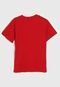 Camiseta Polo Ralph Lauren Infantil Lettering Vermelho - Marca Polo Ralph Lauren