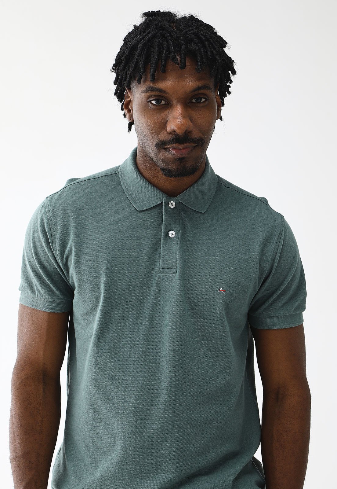 Camisa Polo Aramis Reta Logo Verde - Marca Aramis