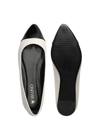 Sapatilha DAFITI SHOES Verniz Branca - Compre Agora