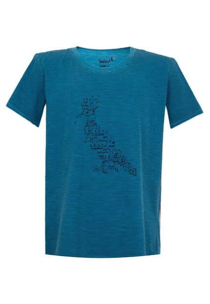 Camiseta Reserva Mini Partitura Azul - Marca Reserva Mini