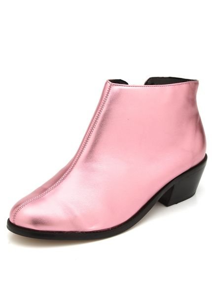 Bota DAFITI SHOES Metal Rosa - Marca DAFITI SHOES