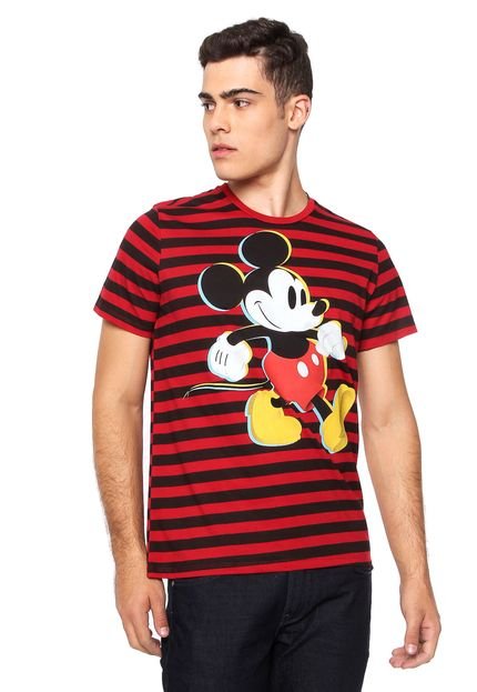 Camiseta Cativa Disney Mickey Vermelha - Marca Cativa
