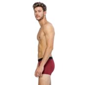 Kit com 10 Cuecas Boxer Masculina Tecido Microfibra em Cores Sortidas - Marca Slim Fitness