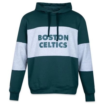 Moletom New Era Canguru Fechado Boston Celtics Verde Escuro - Marca New Era