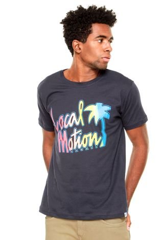 Camiseta Local Motion Buttons Azul-Marinho