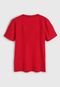 Camiseta Cativa Marvel Infantil Capitão América Vermelha - Marca Cativa Marvel