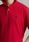 Camisa Polo Polo Ralph Lauren Slim Vermelha - Marca Polo Ralph Lauren