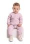 Conjunto Blusão e Calça para Bebê Menina Quimby Roxo - Marca Quimby