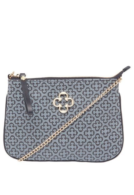 Bolsa Capodarte Shoulder Bag Pequena Soft Monograma Azul - Marca Capodarte