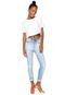 Blusa Calvin Klein Jeans Cropped Branca - Marca Calvin Klein Jeans