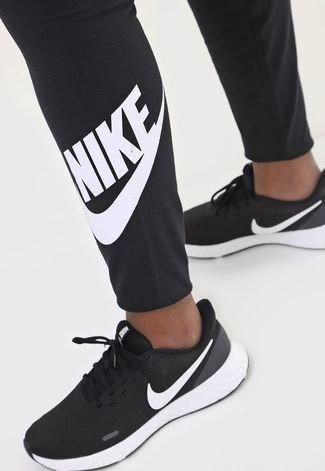 Legging Nike Sportswear Plus Size Essntl Futura Hr Preta - Compre