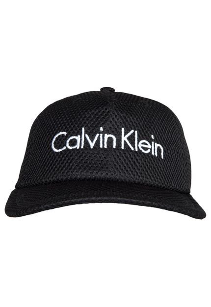 Boné Calvin Klein Bordado Preto - Marca Calvin Klein