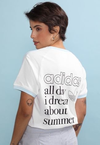 Camiseta adidas Originals Graphic Branca - Compre Agora Dafiti