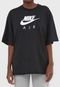 Camiseta Nike Sportswear W Nsw Air Top Ss Bf Preta - Marca Nike Sportswear