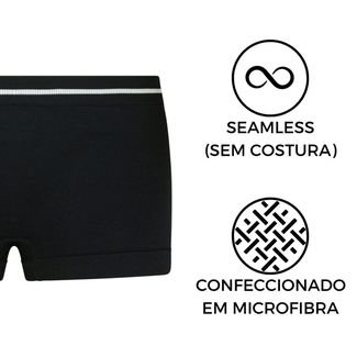 3 Calcinhas Lobinha Box Boxer Infantil Sem Costura Original