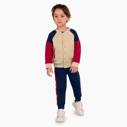 Conjunto Infantil Menino Milon Marrom Claro - Marca Milon