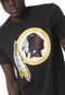 Camiseta New Era Washington Redskins Preta - Marca New Era