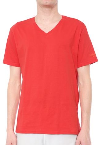 Camiseta Calvin Klein Underwear Logo Vermelha