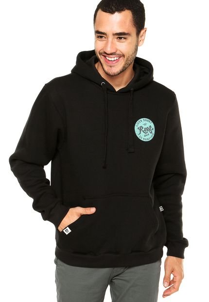 Moletom Reef Badge Preto - Marca Reef