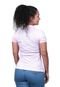Camiseta Feminina Blusinha Gola Polo Techmalhas Rosa - Marca TECHMALHAS