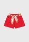 Bermuda Fakini Infantil Com Faixa Vermelha - Marca Fakini