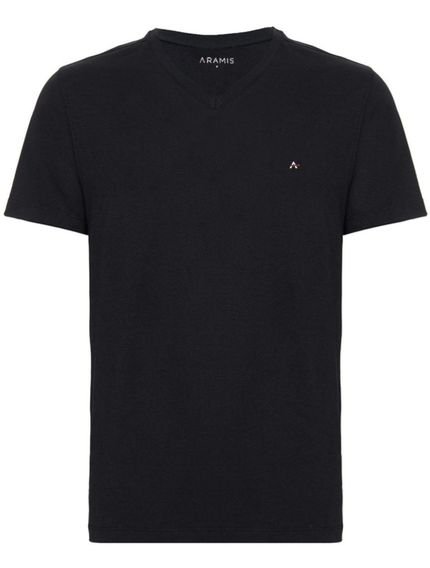 Camiseta Aramis Masculina Basic V-Neck Preta - Marca Aramis