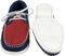 DockSider Casual Cadarço Sapatotop Shoes Confortável Vermelho/Azul - Marca Sapatotop Shoes