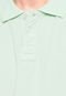 Camisa Polo Refined Lisa Recorte Verde - Marca Refined