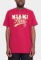 Camiseta NBA College Logo Miami Heat Vinho - Marca NBA