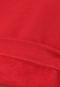 Moletom Fechado Triton Cropped Logo Vermelho - Marca Triton