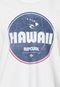 Camiseta Rip Curl Hawaii Patch Classics Branca - Marca Rip Curl