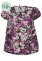 Blusa Canal Kids Floral Roxa - Marca Canal