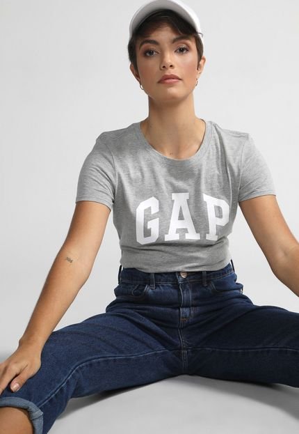 Blusa GAP Logo Cinza - Marca GAP