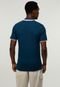 Camisa Polo Jack & Jones Reta Frisos Azul - Marca Jack & Jones
