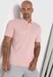 Camisa Polo Fila Reta Select II Rosa - Marca Fila