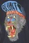 Camiseta Blunt Crazy Monkey Azul-Marinho - Marca Blunt